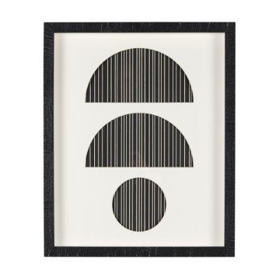 14872 - Arc & Orb 4 by Studio M a Framed Art Print Matted under Glass