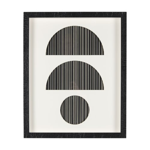 14872 - Arc & Orb 4 by Studio M a Framed Art Print Matted under Glass