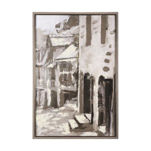 Old Lane II by Mercana Studio a Hand Embellished Textured Framed Art Print