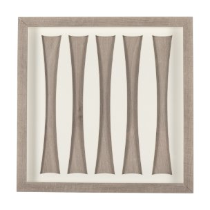 Wood Grain Silhouette III by Studio M a Framed Art Print Matted under Glass