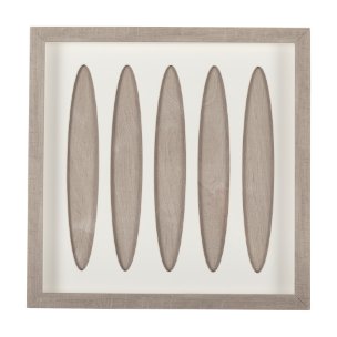 Wood Grain Silhouette IV by Studio M a Framed Art Print Matted under Glass