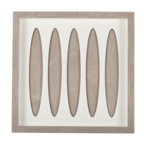14896 - Wood Grain Silhouette IV by Studio M a Framed Art Print Matted under Glass