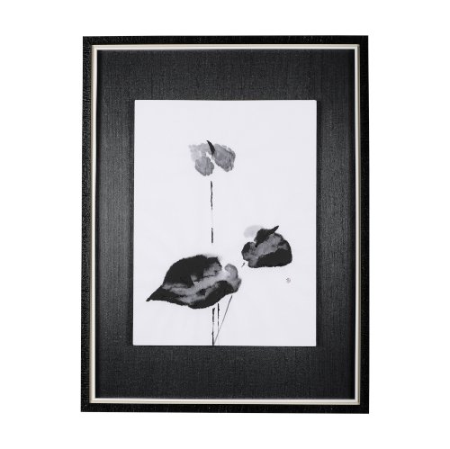 14901 - Peace Lily I by Mercana Studio a Hand Embellished Textured Framed Art Print