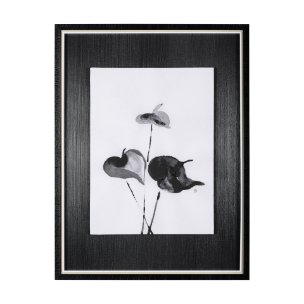 Peace Lily II by Mercana Studio a Hand Embellished Textured Framed Art Print