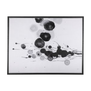 Blooming  by Mercana Studio a Hand Embellished Textured Framed Canvas