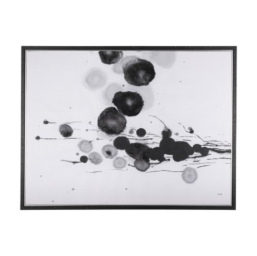 102538-FL - Blooming  by Mercana Studio a Hand Embellished Textured Framed Canvas