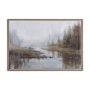 102560-FL - Morning Mist by Mercana Studio a Hand Embellished Textured Framed Canvas