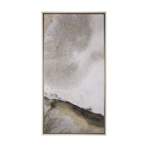 102572-FL - Sandy Waves I by Mercana Studio a Hand Embellished Textured Framed Canvas