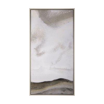 102573-FL - Sandy Waves II by Mercana Studio a Hand Embellished Textured Framed Canvas
