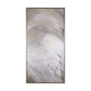 Sandy Waves IV by Mercana Studio a Hand Embellished Textured Framed Canvas