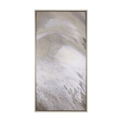 102575-FL - Sandy Waves IV by Mercana Studio a Hand Embellished Textured Framed Canvas