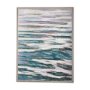 102577-FL - Sunshine Glare on The Waves II by Mercana Studio a Hand Embellished Textured Framed Canvas