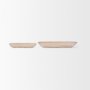 70148 - Athena Set of 2 Extra Large  Light-Wash Reclaimed Wood Trays