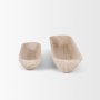 70148 - Athena Set of 2 Extra Large  Light-Wash Reclaimed Wood Trays