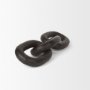 70154 - Tayla Large Black-Brown Wood Chain Link