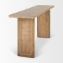 70172 - Grier 65" Light Brown Solid Wood w/ Cane Console Table