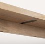 70172 - Grier 65" Light Brown Solid Wood w/ Cane Console Table