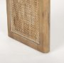 70172 - Grier 65" Light Brown Solid Wood w/ Cane Console Table