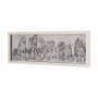 14838 - Three Buddies by Mercana Studio a Hand Embellished Textured Framed Art Print Matted under Glass