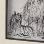 14838 - Three Buddies by Mercana Studio a Hand Embellished Textured Framed Art Print Matted under Glass