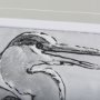 14845 - Bird Portrait Sketch I by Mercana Studio Hand Embellished Framed Art Print Matted under Glass