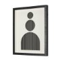 14870 - Arc & Orb 2 by Studio M a Framed Art Print Matted under Glass