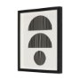14872 - Arc & Orb 4 by Studio M a Framed Art Print Matted under Glass
