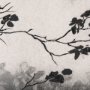14873 - Leafy Shade I by Mercana Studio a Hand Embellished Textured Framed Art Print Matted under Glass
