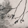 14874 - Leafy Shade II by Mercana Studio a Hand Embellished Textured Framed Art Print Matted under Glass