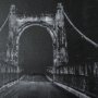 14877 - Alexandra Bridge by Chad Mackay a Hand Embellished Textured Framed Photo Art Print Matted under Glas