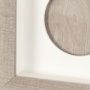 14894 - Wood Grain Silhouette II by Studio M a Framed Art Print Matted under Glass