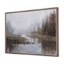 102560-FL - Morning Mist by Mercana Studio a Hand Embellished Textured Framed Canvas