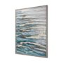 102576-FL - Sunshine Glare on The Waves I by Mercana Studio a Hand Embellished Textured Framed Canvas