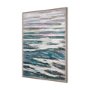 102577-FL - Sunshine Glare on The Waves II by Mercana Studio a Hand Embellished Textured Framed Canvas