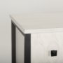 69974 - Savannah White Fir Veneer w/ Gray Metal 6-Drawer Sideboard