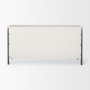 69974 - Savannah White Fir Veneer w/ Gray Metal 6-Drawer Sideboard