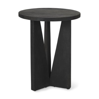 70110 - Mattius Black Wood Accent Table