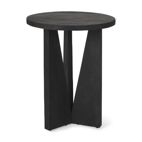 70110 - Mattius Black Wood Accent Table