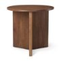69921 - Enzo 32" Round Tabletop w/ Fluted Wood Base Foyer Accent Table