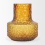 70366 - Jolene 7" Amber Waterglass Glass Vase