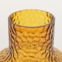 70366 - Jolene 7" Amber Waterglass Glass Vase