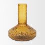 70367 - Jolene 11.8" Amber Waterglass Glass Vase