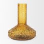 70367 - Jolene 11.8" Amber Waterglass Glass Vase