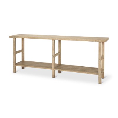 70490 - Rosie 76.8" Blonde Wood Console Table