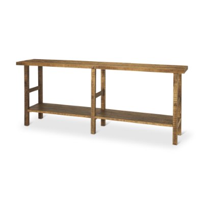 70492 - Rosie 76.5" Brown Wood Console Table
