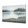 70373 - Mere Pond Lake 60x40 Hand Painted on Wood Oil Painting