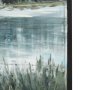 70373 - Mere Pond Lake 60x40 Hand Painted on Wood Oil Painting