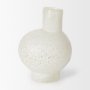 70346 - Heket Short White Glass Vase