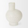 70346 - Heket Short White Glass Vase