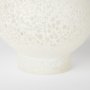 70346 - Heket Short White Glass Vase